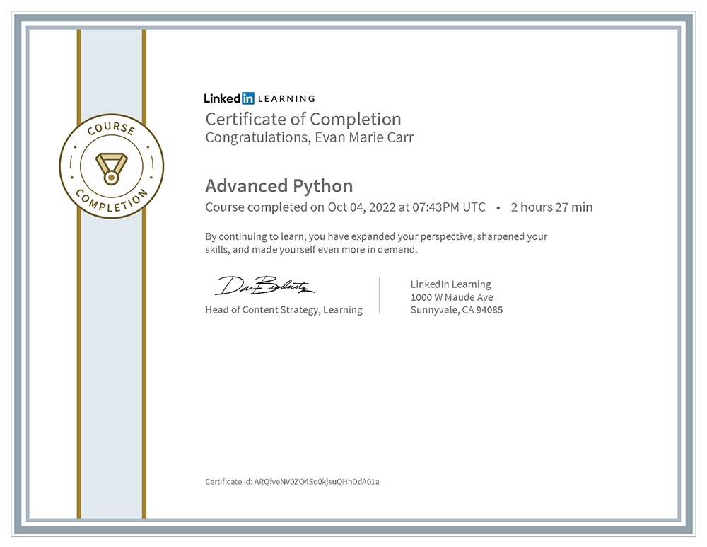 Advanced Python