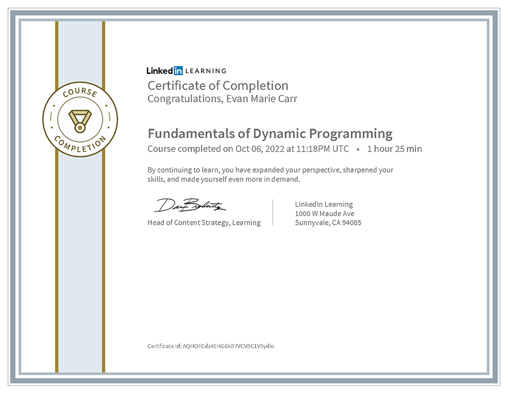 Dynamic Programming