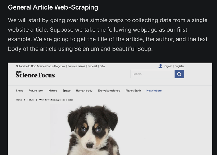 Web Scraping